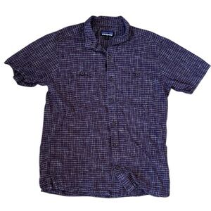 Patagonia button down plaid shirt